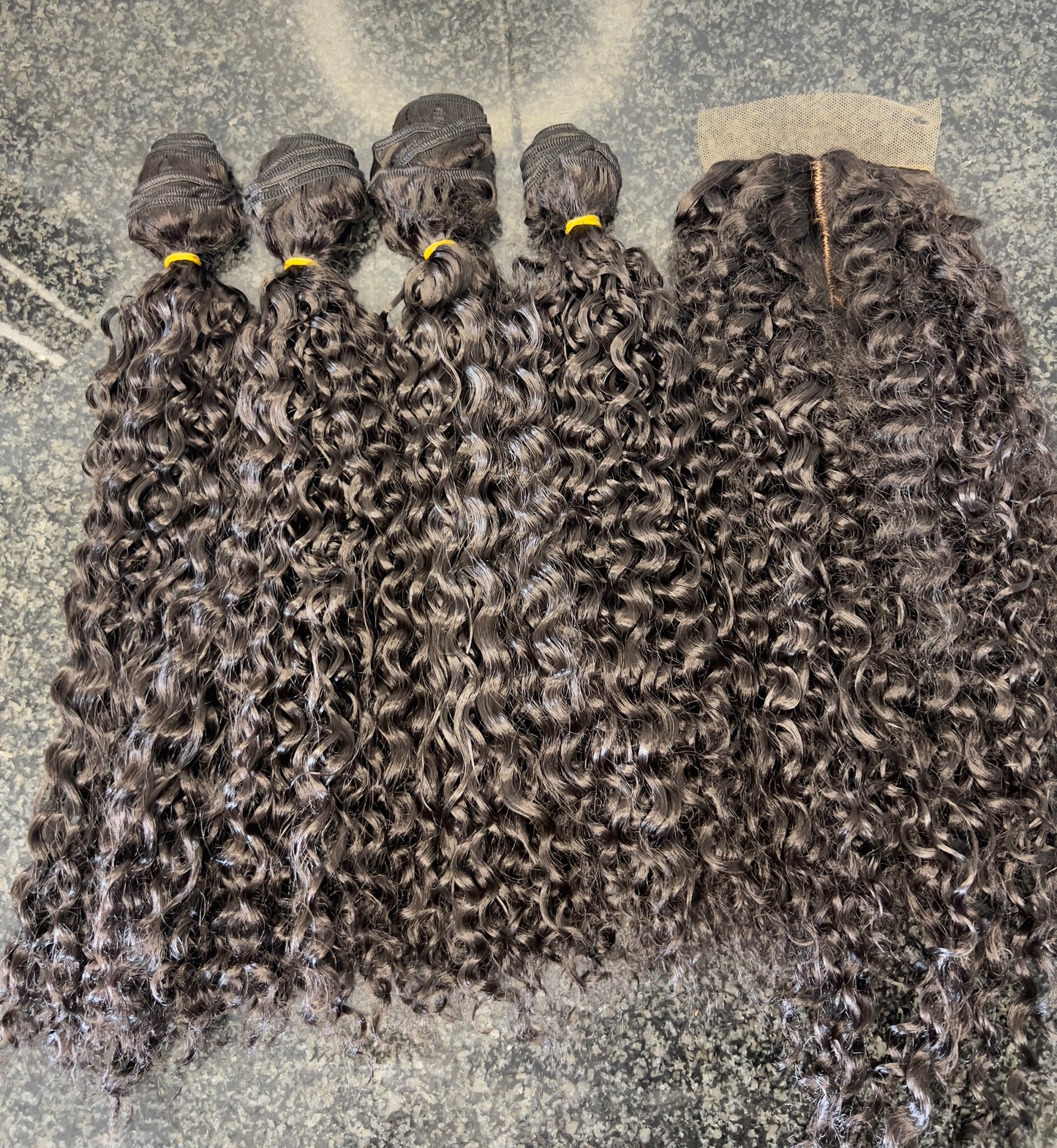 16” Water Curl Human Hair Blend