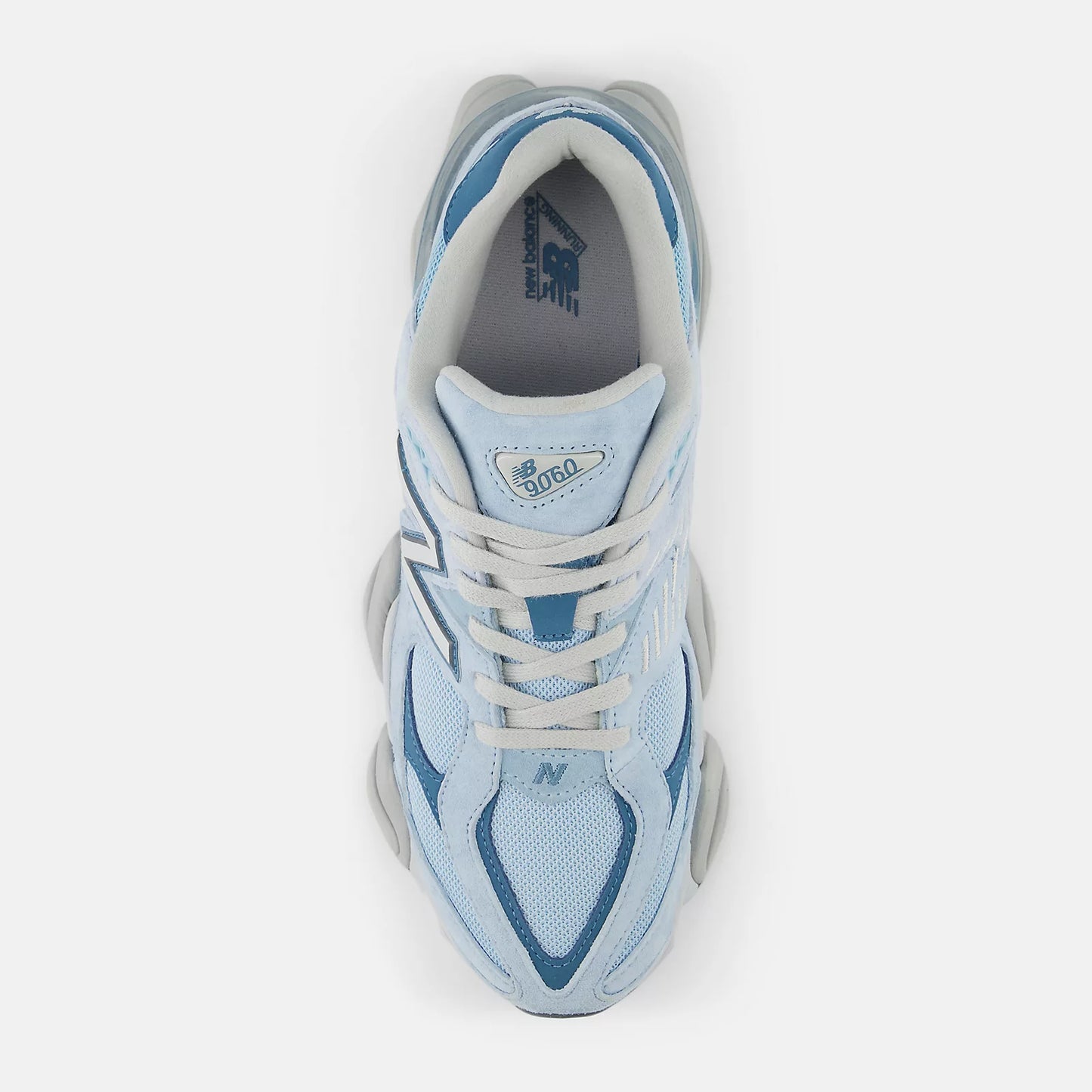 New Balance 9060 :  Chrome blue with light chrome blue and elemental blue