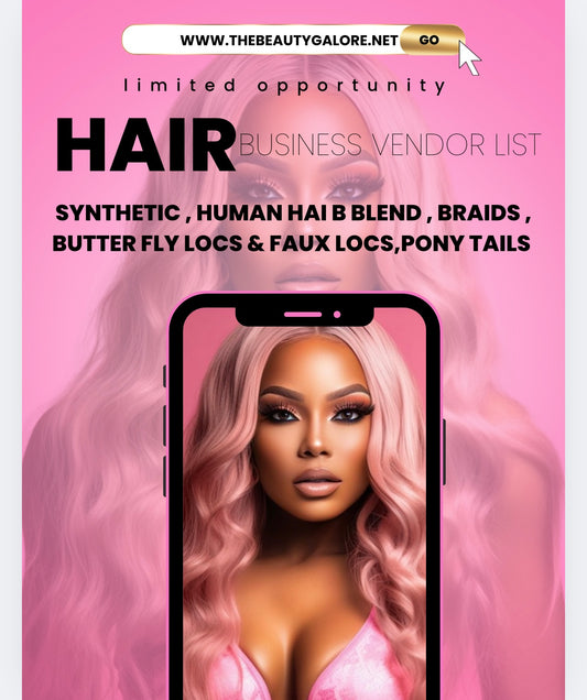 Synthetic and human hair blend supplier