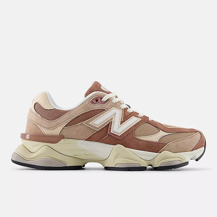 New Balance 9060 :  Sparrow with flat taupe and vintage rose