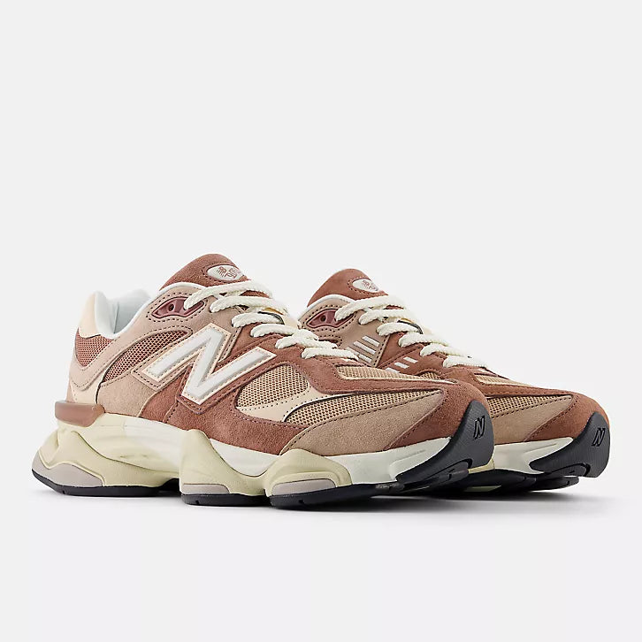 New Balance 9060 :  Sparrow with flat taupe and vintage rose